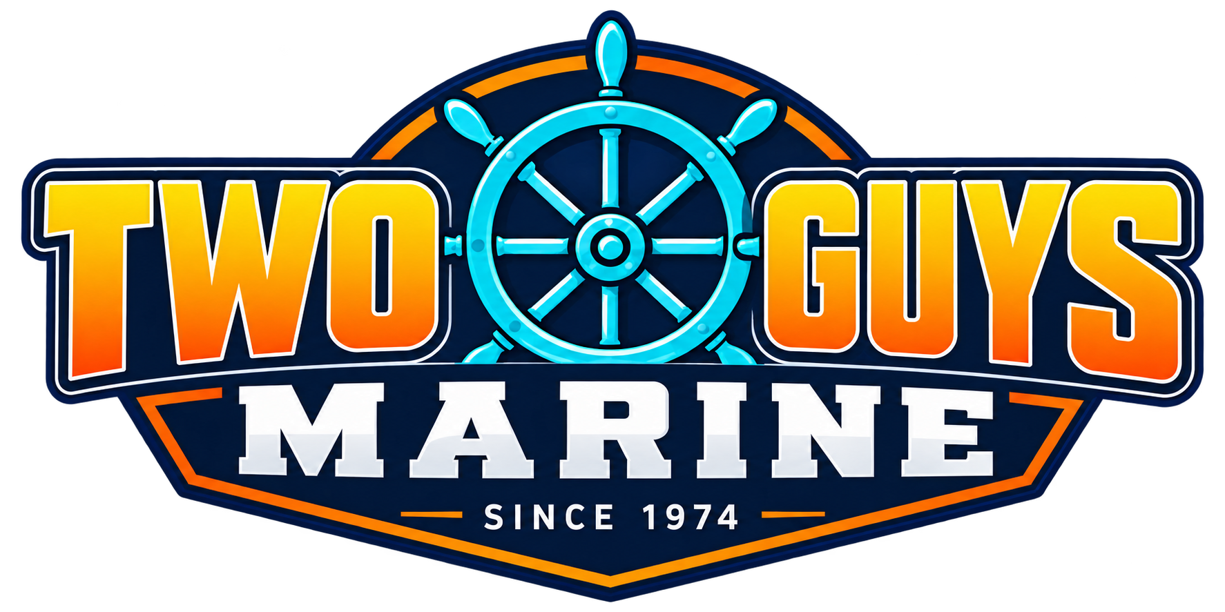 Two Guys Marine logo